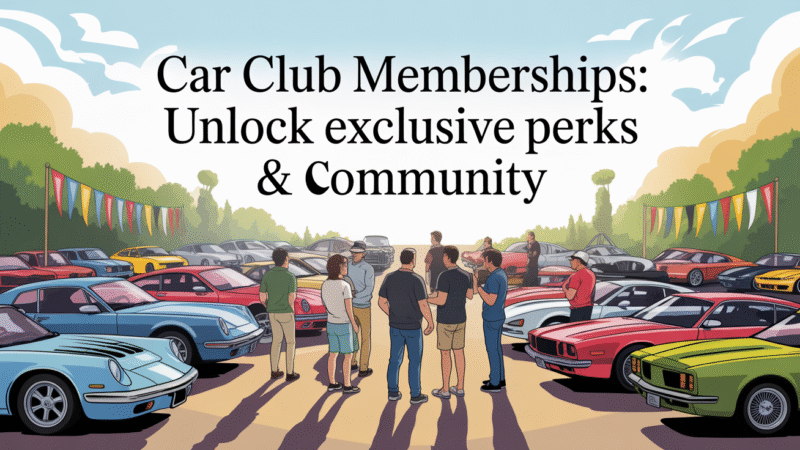 Beyond the Garage: A Guide to Car Club Memberships