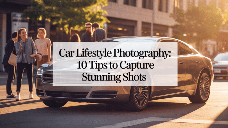 Beyond the Machine: 10 Tips for Stunning Car Lifestyle Photography